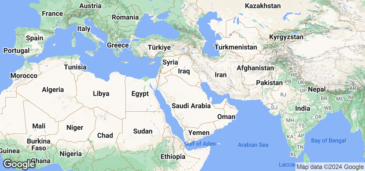 Map Middle East