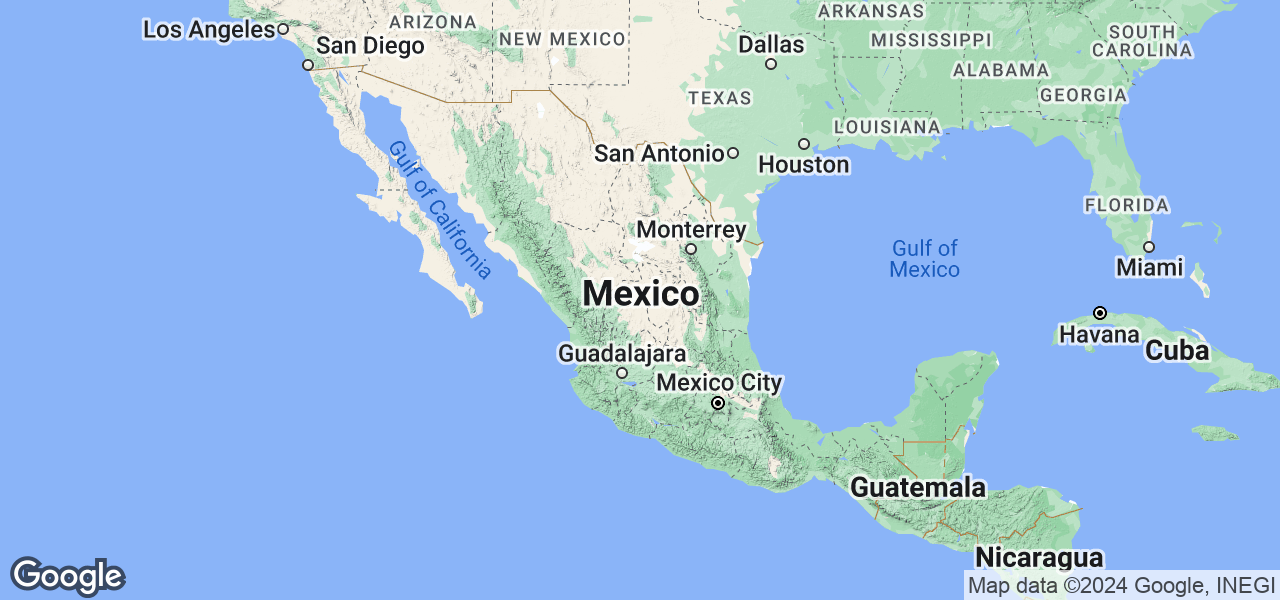 Map Mexico