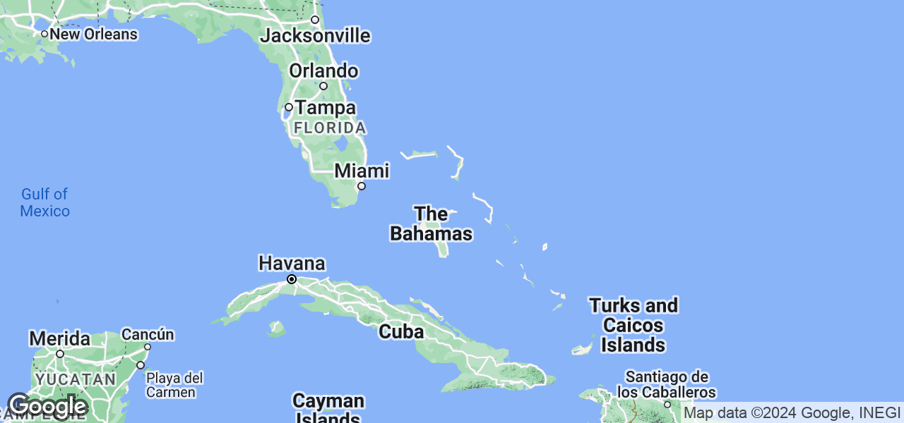 Map Bahamas