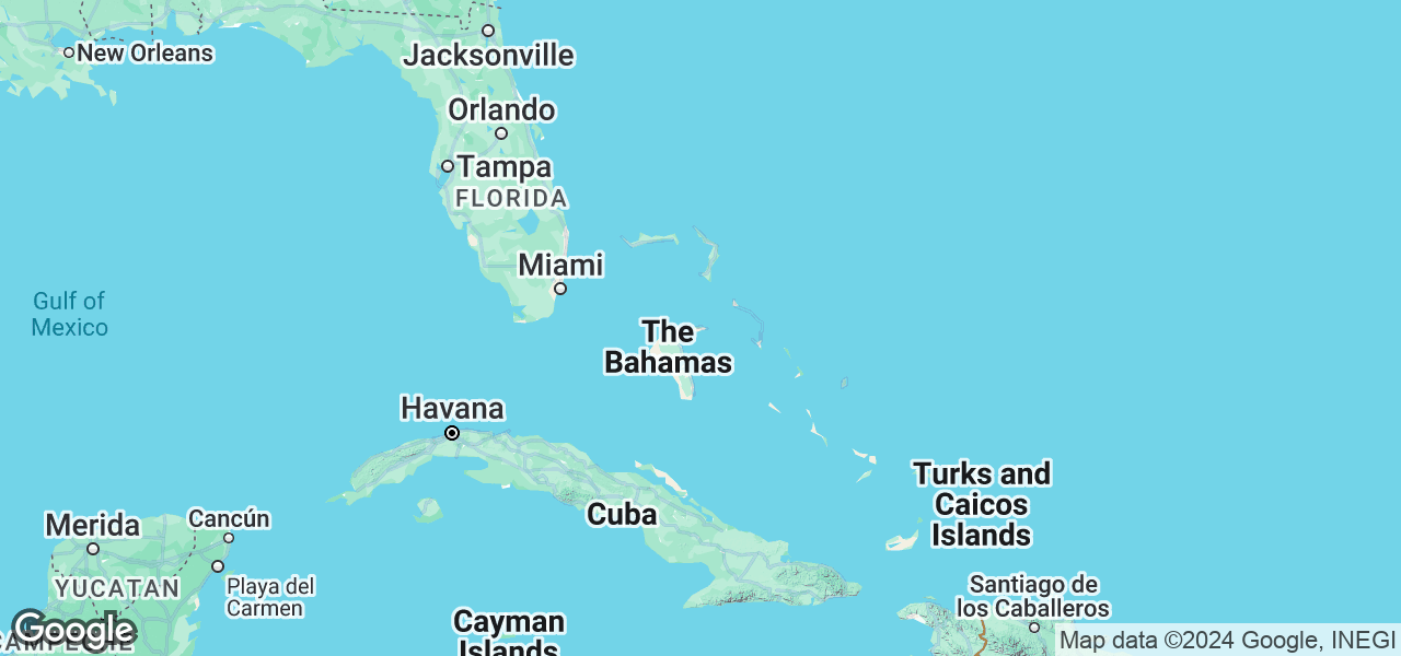 Map Bahamas