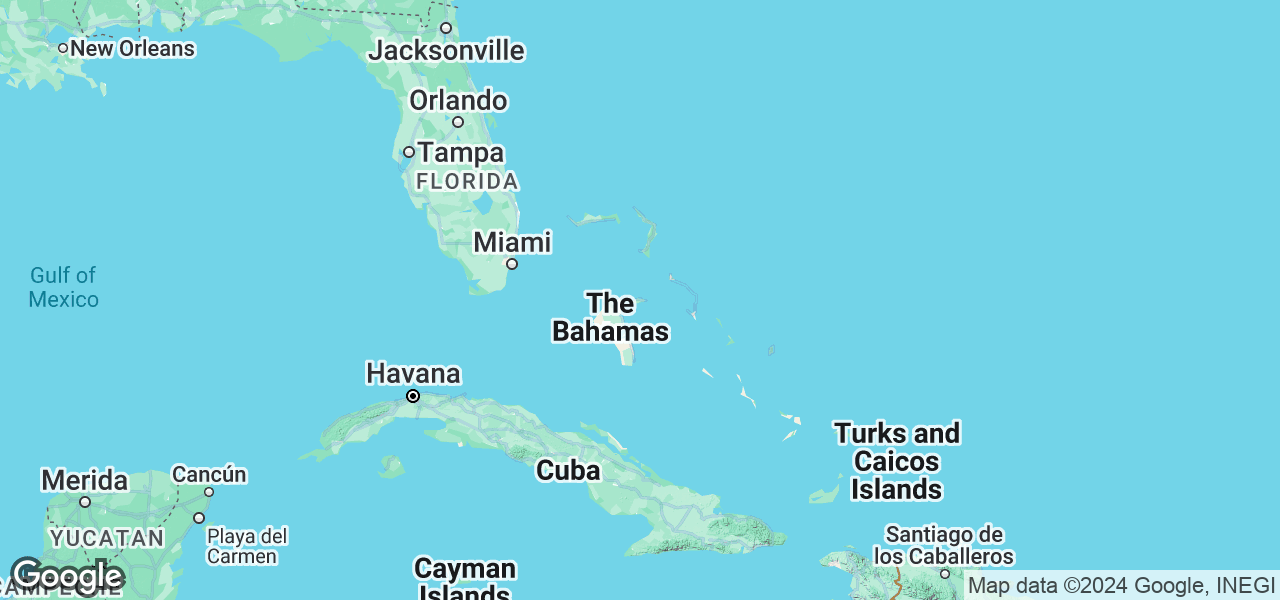 Map Bahamas