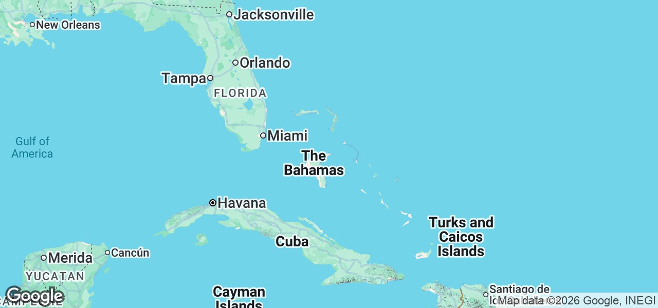Map Bahamas