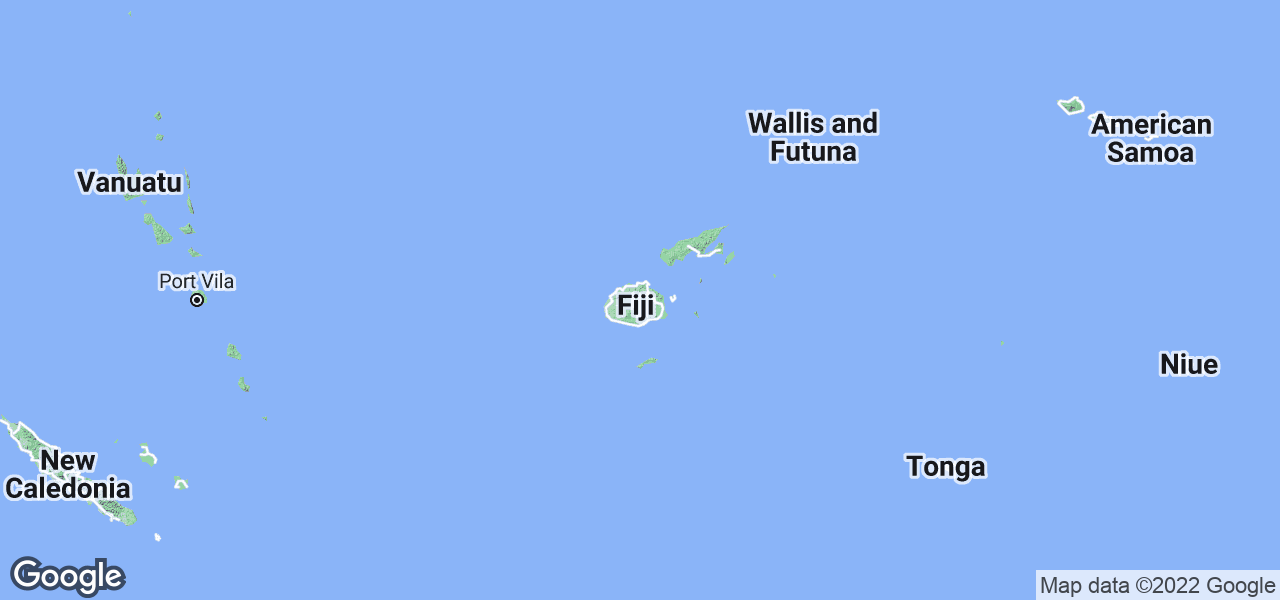 Map Fiji