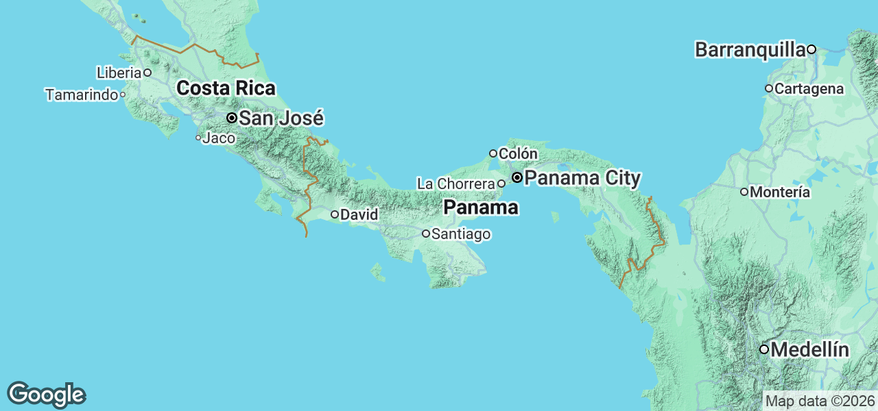 Map Panama