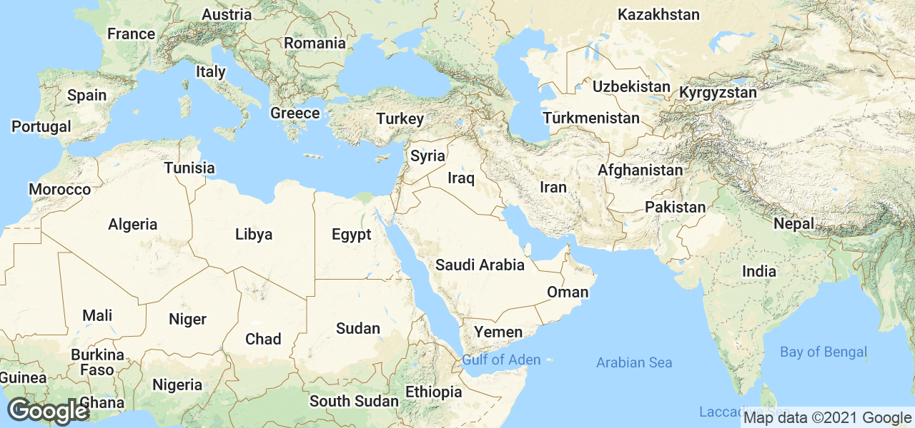Map Middle East