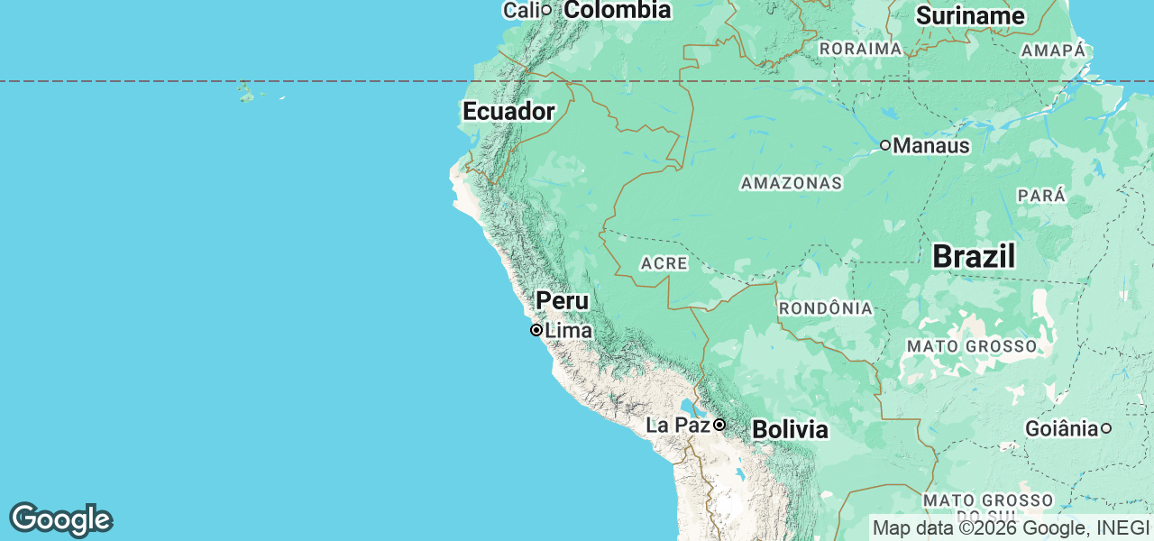 Map Peru