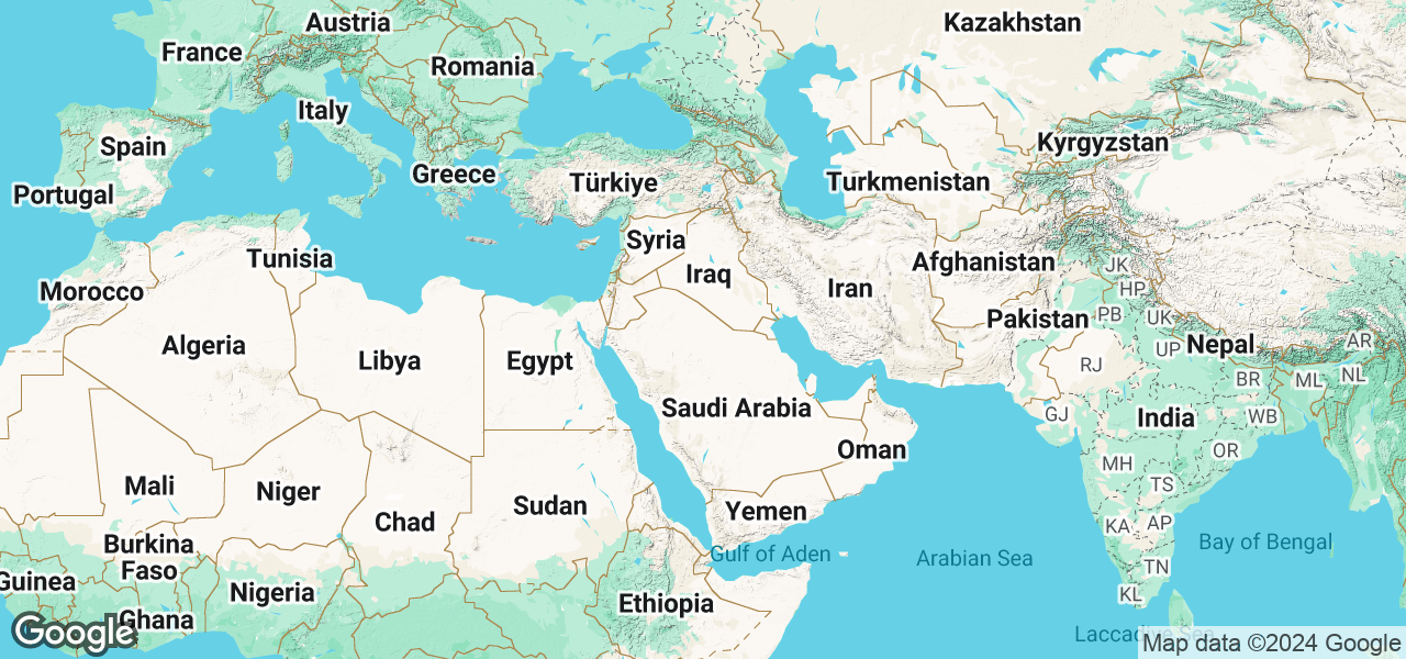 Map Middle East