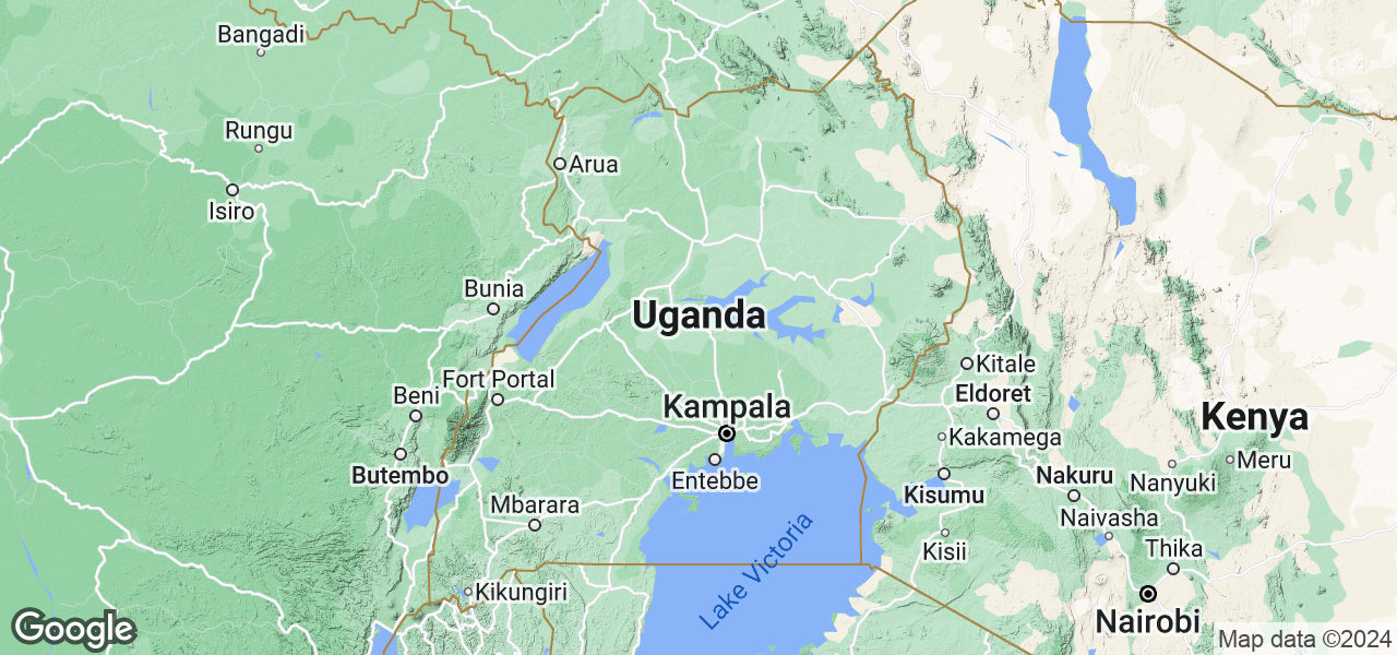 Map Uganda