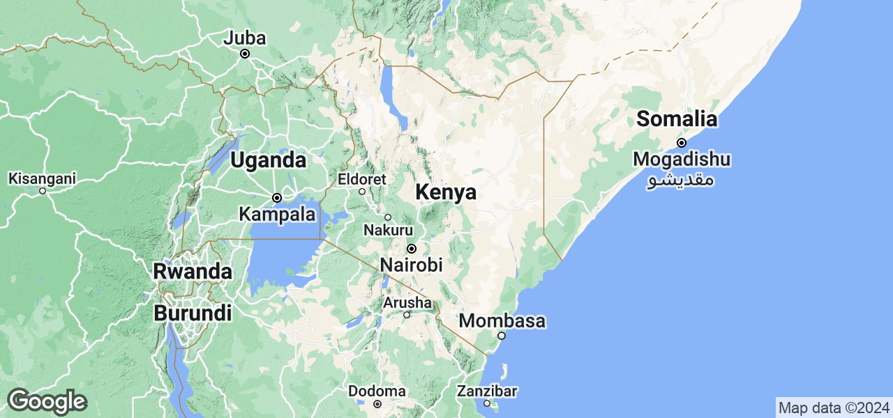 Map Kenya