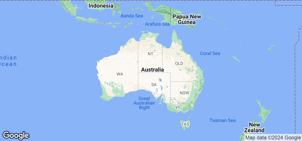 Map Australia