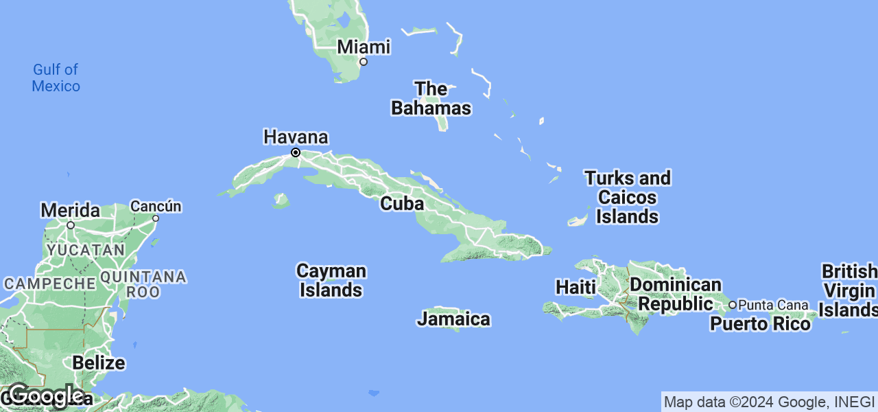 Map Cuba