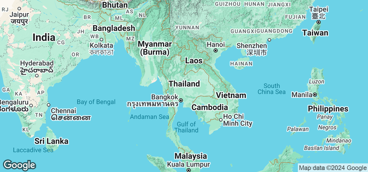 Map Thailand