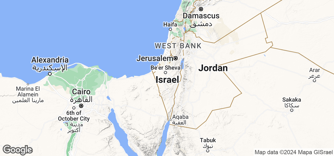 Map Israel