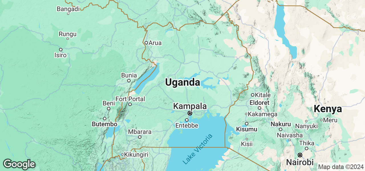 Map Uganda