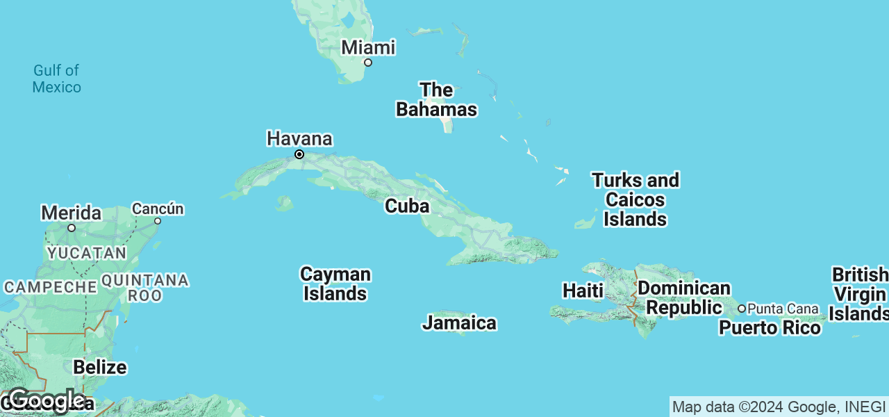 Map Cuba