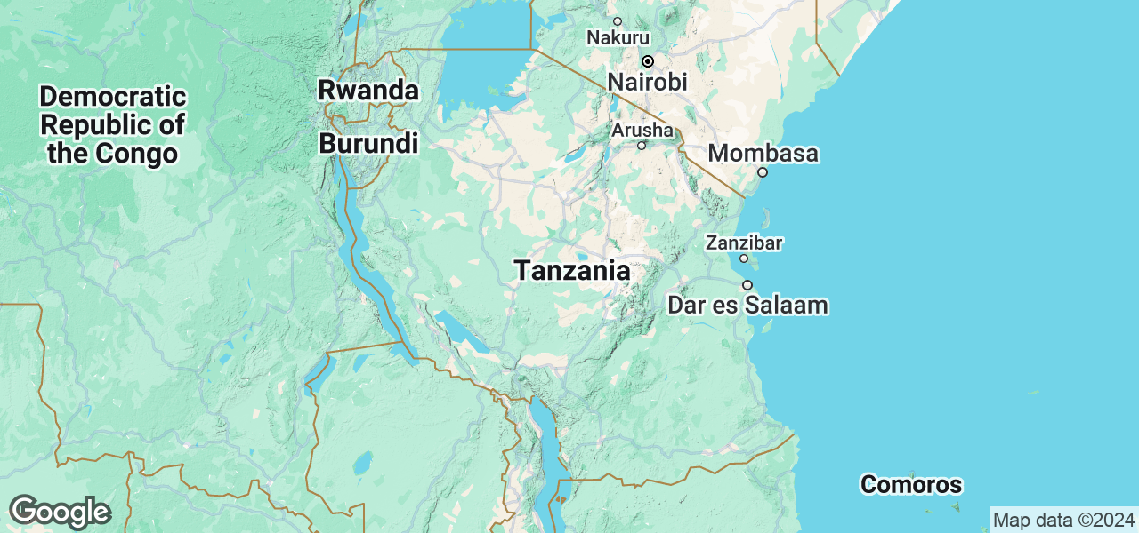 Map Tanzania