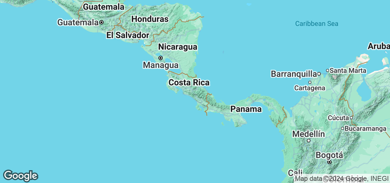 Map Costa Rica