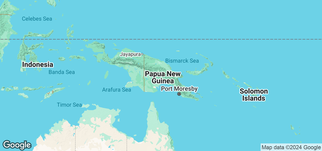 Map Papua New Guinea