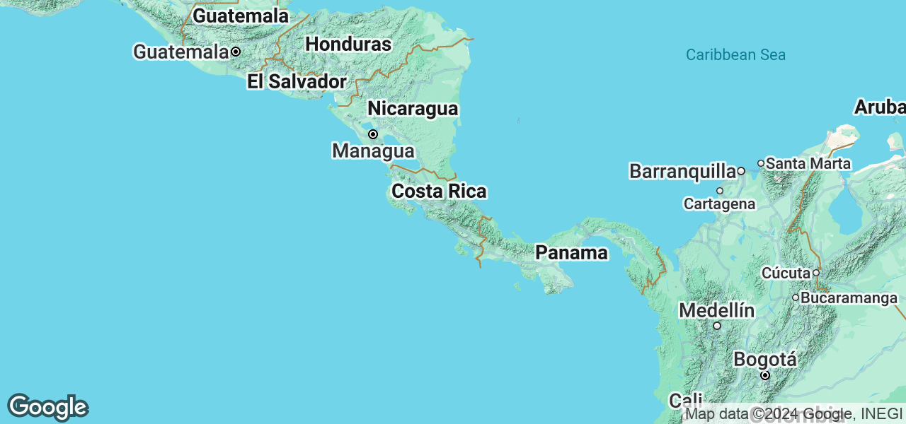 Map Costa Rica