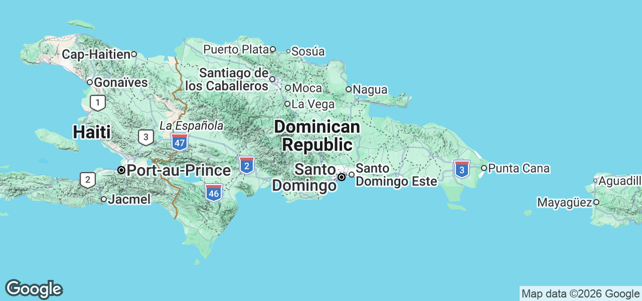 Map Dominican Republic