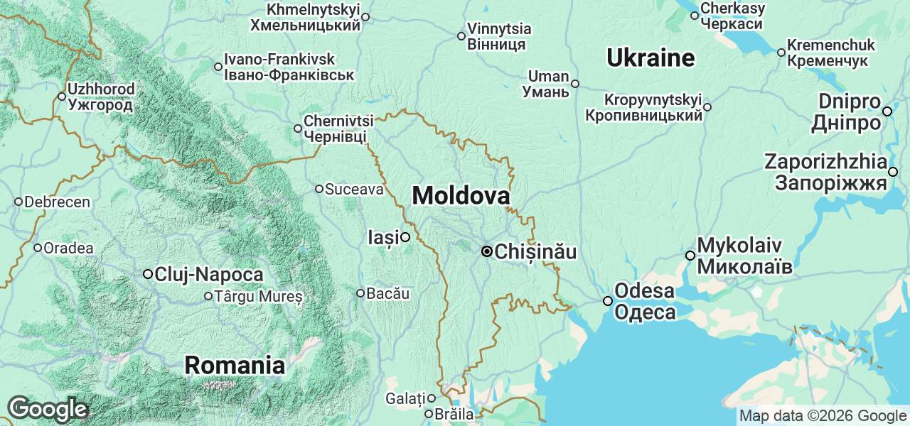 Map Moldova