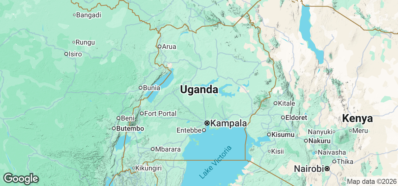 Map Uganda