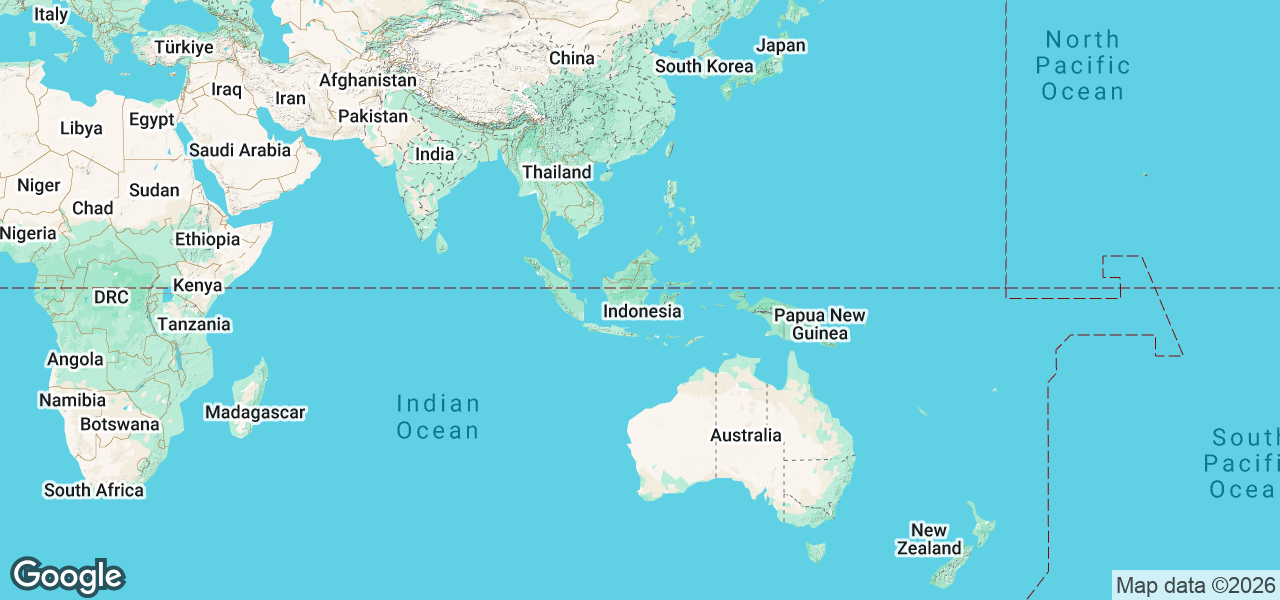 Map Southeastern Asia