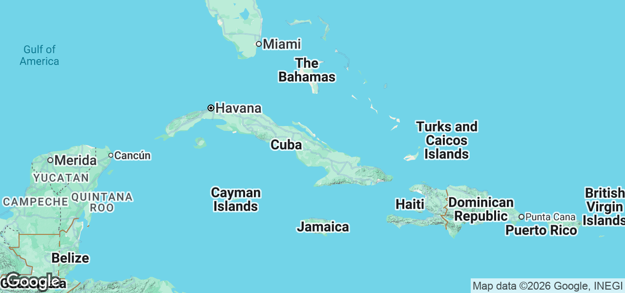 Map Cuba