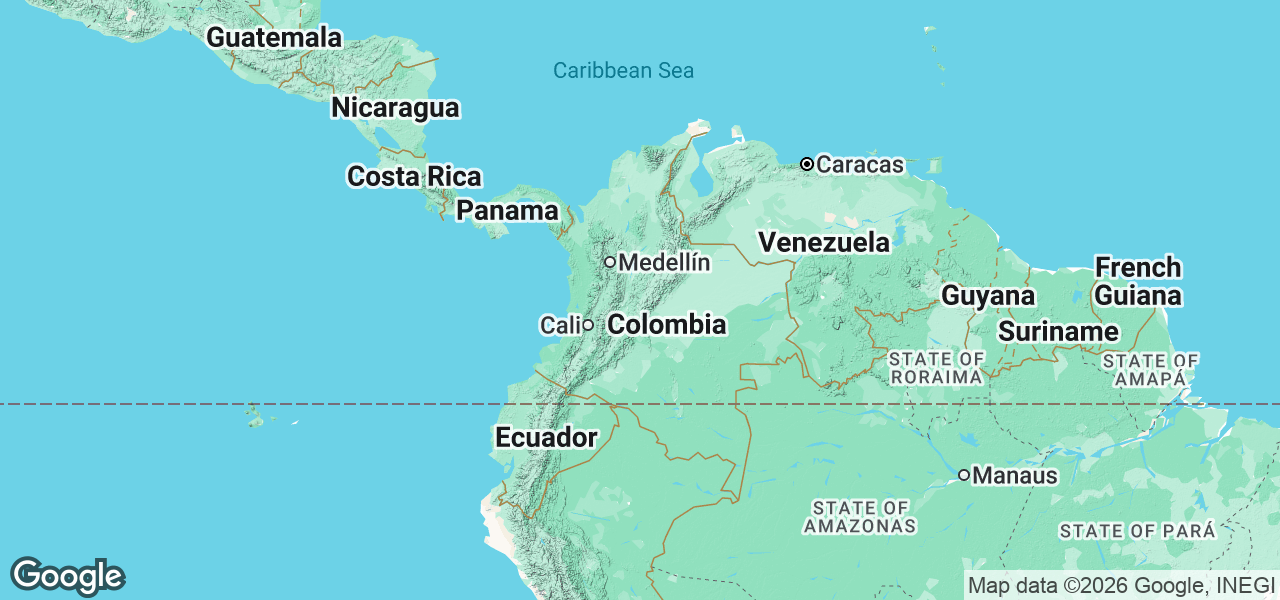 Map Colombia