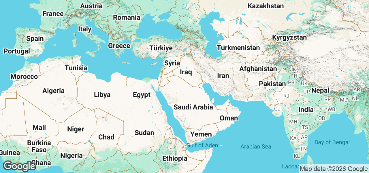 Map Middle East