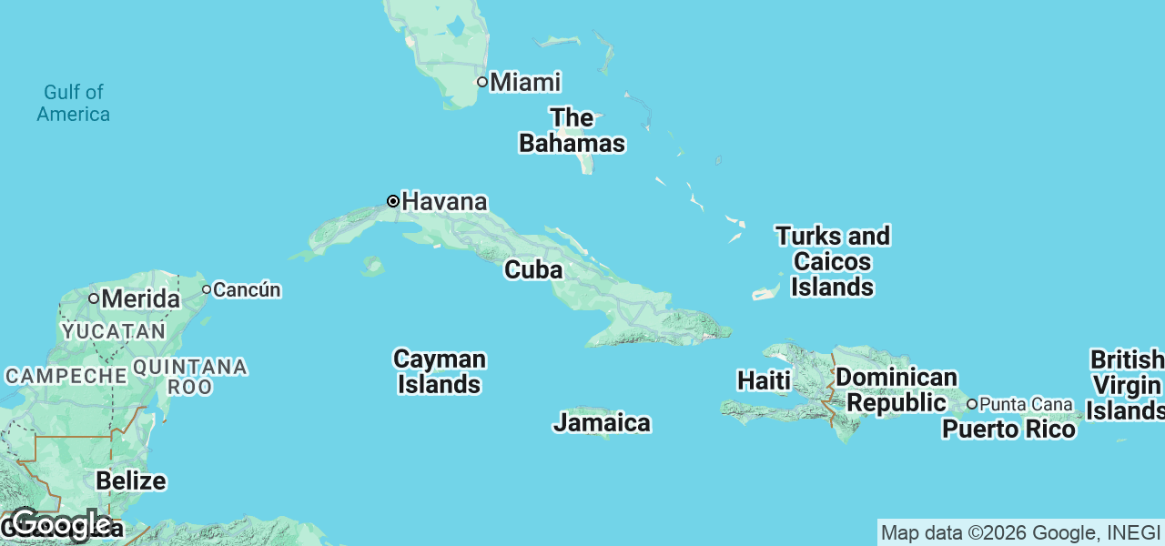 Map Cuba
