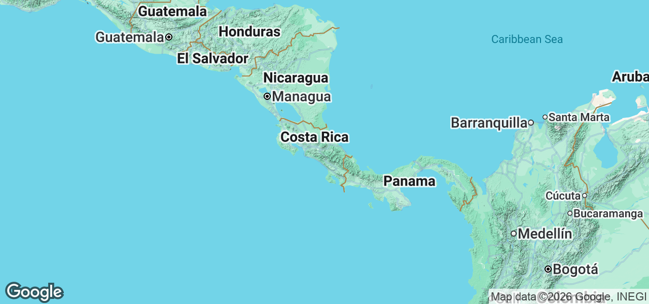 Map Costa Rica