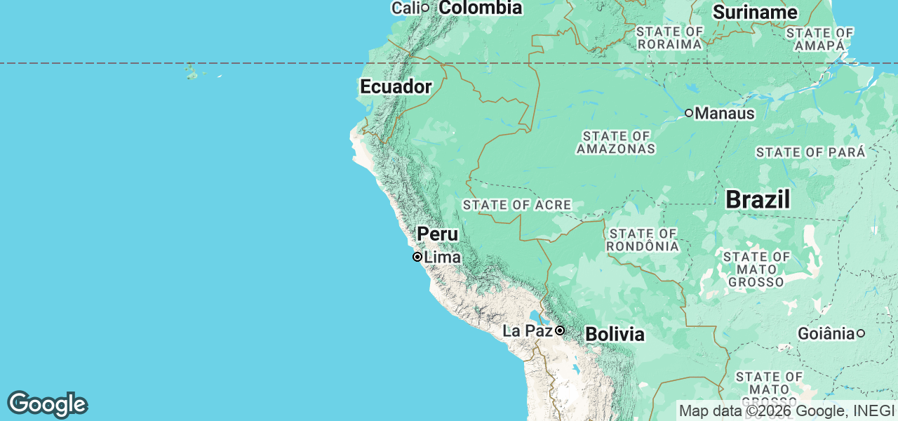 Map Peru