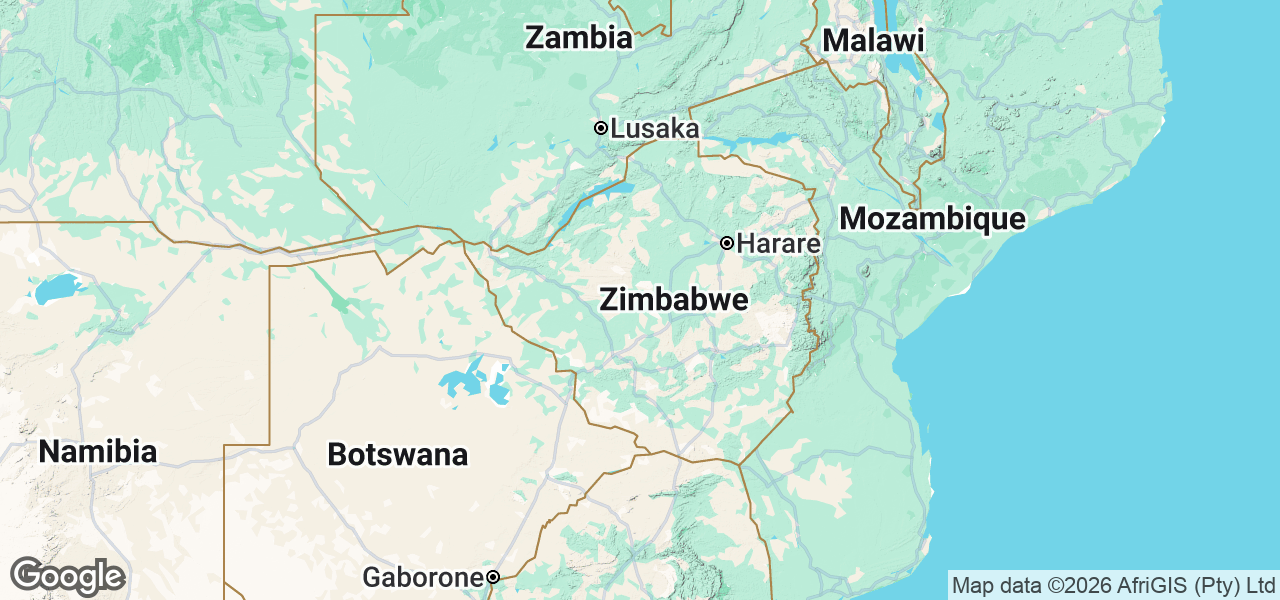 Map Zimbabwe