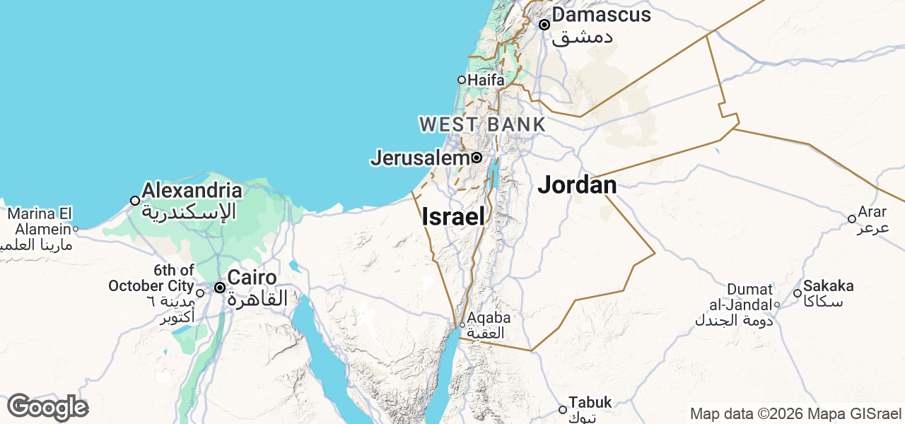 Map Israel