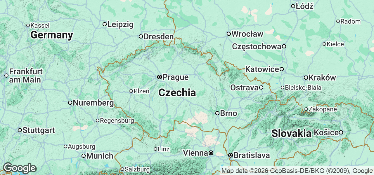 Map Czech Republic