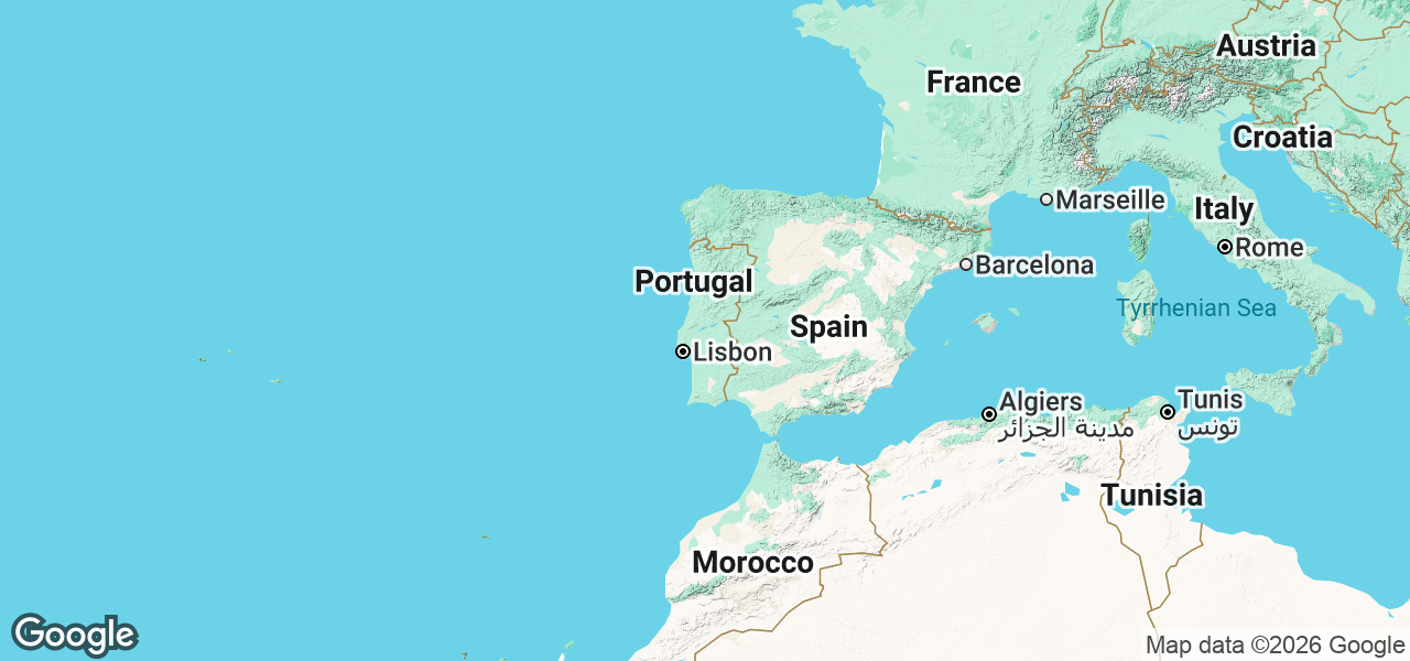 Map Portugal