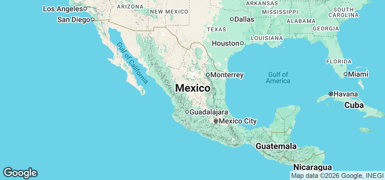 Map Mexico