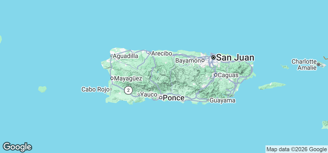 Map Puerto Rico