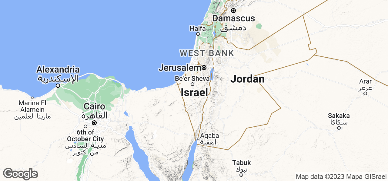 Map Israel