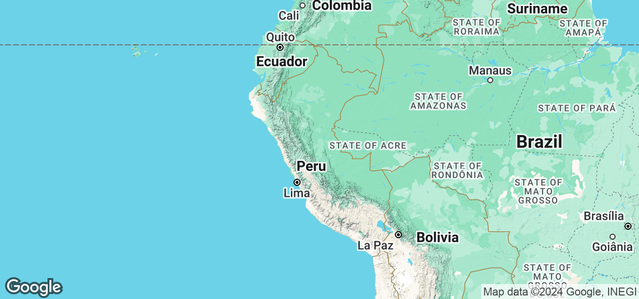 Map Peru