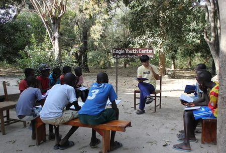 Gambia-Brikama Eagles Youth devotions from website.jpg