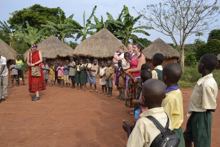 in the village