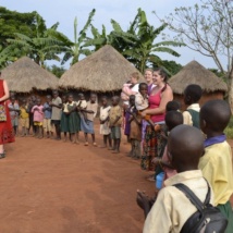 in the village