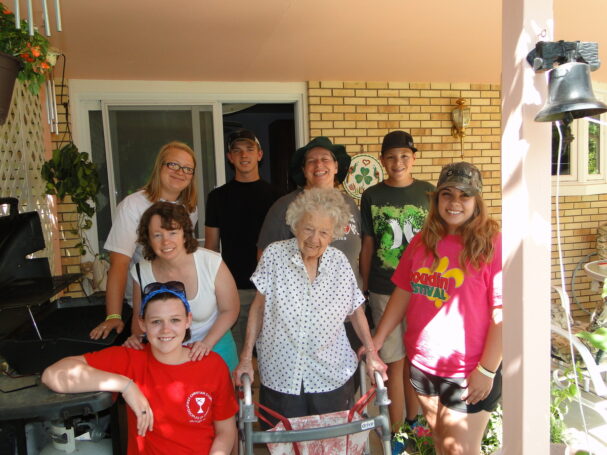 Week of Hope crew with their resident