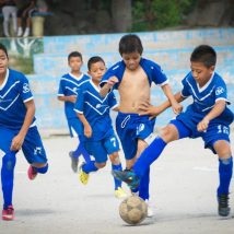 Soccer kids in El Salvador  2014